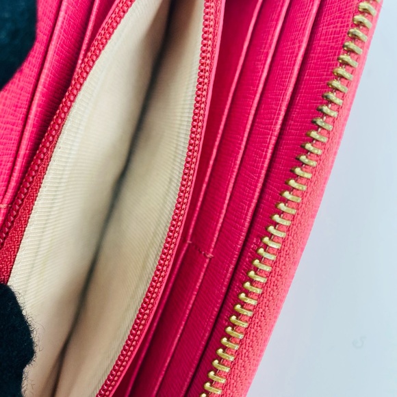 Authentic Furla Genuine Leather Accordion Wallet Bubble Gum Pink - Picture 13 of 17